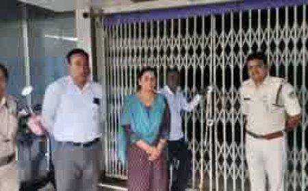 अनूपपुर महिला की मौत के बाद आशीर्वाद अस्पताल सील, डॉक्टर की गैरमौजूदगी में कर्मचारियों पर इलाज का आरोप