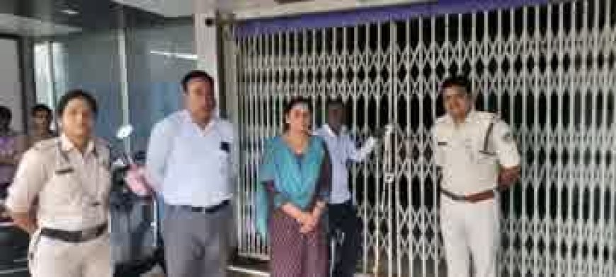 अनूपपुर महिला की मौत के बाद आशीर्वाद अस्पताल सील, डॉक्टर की गैरमौजूदगी में कर्मचारियों पर इलाज का आरोप