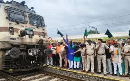 सांसद हिमाद्री सिंह की पहल रंग लाई, वेंकटनगर में फिर रुकी नर्मदा एक्सप्रेस