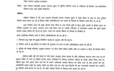 सीसी रोड से घाट तक ‘अदृश्य मजदूर’! केशवाही पंचायत के कामों की जांच की मांग