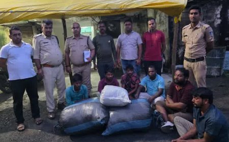 ऑपरेशन प्रहार 2.0: दो लग्जरी कारों में गांजे की बड़ी खेप पकड़ी, 6 तस्कर गिरफ्तार