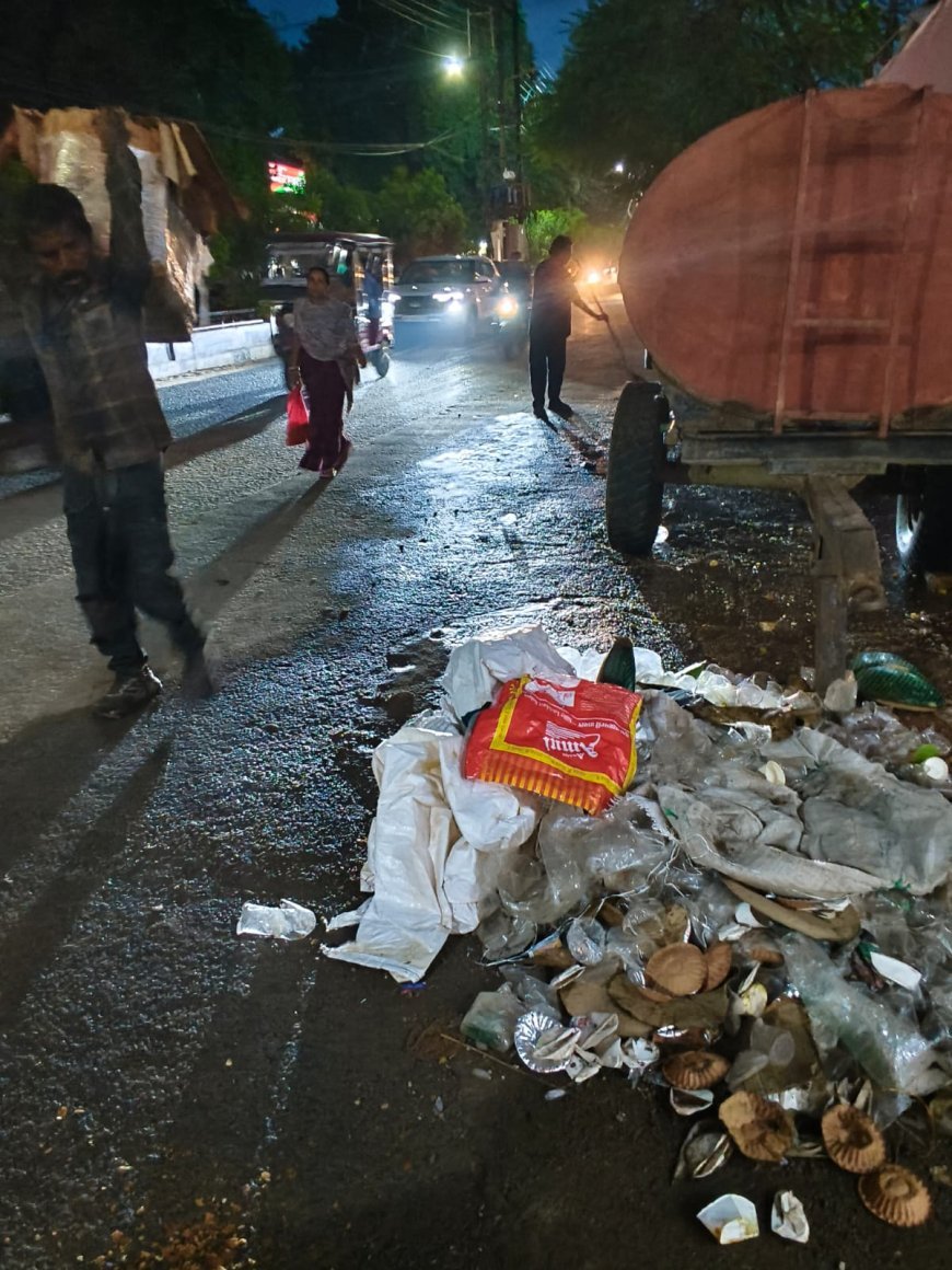बुढ़ार रोड पर नगर पालिका की सख्त कार्यवाही, 6 दुकानदारों पर 9,500 रुपये जुर्माना