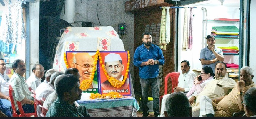गांधी जयंती पर कांग्रेस ने किया महात्मा गांधी को नमन, गूंजे ‘महात्मा गांधी अमर रहें’ के नारे
